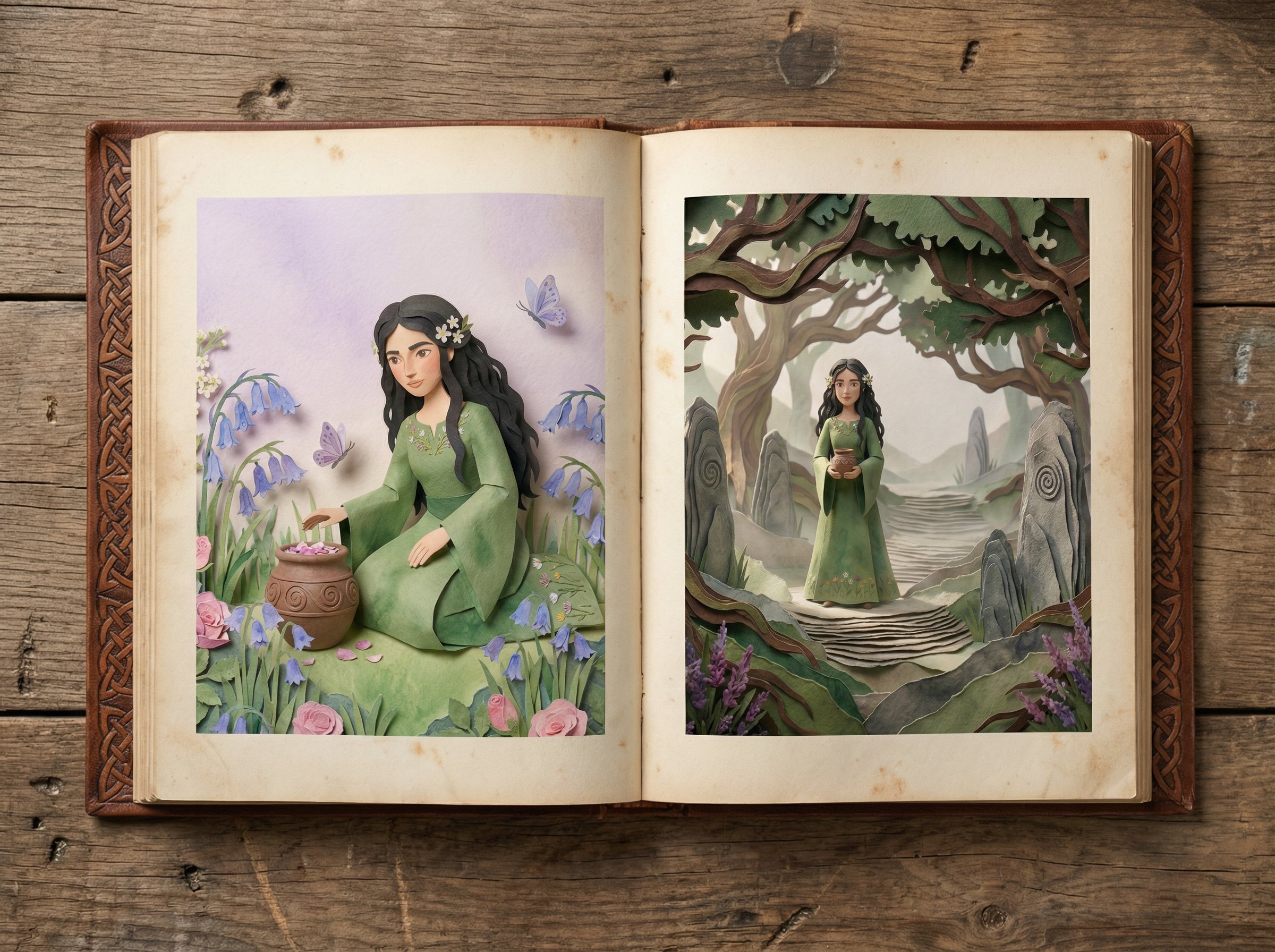 Book spreads example