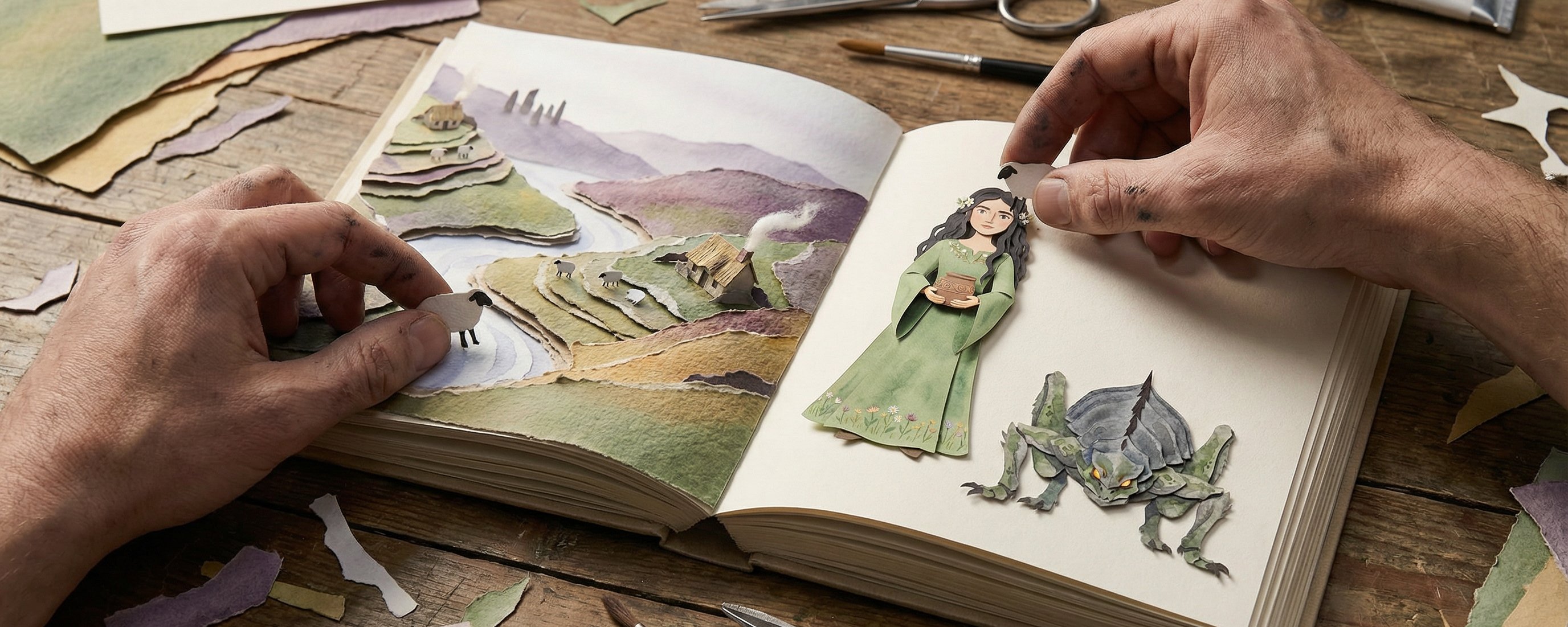 AI Paper Cut-Out Storybook Videos: A Complete 9-Phase Production Workflow的封面图