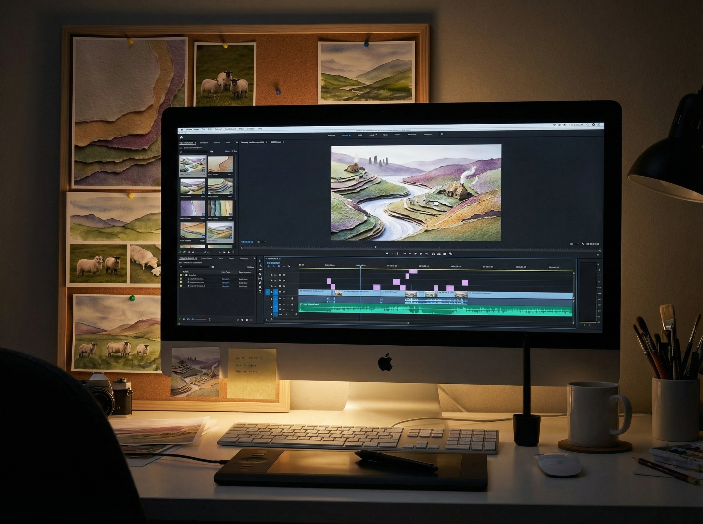 Scene animation example