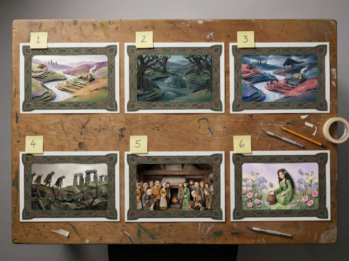 Scene keyframe example