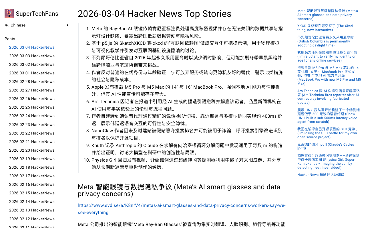 Screenshot of SuperTechFans