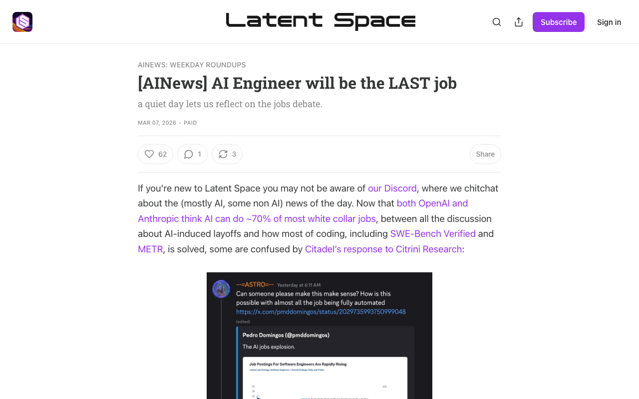 Screenshot of Latent Space