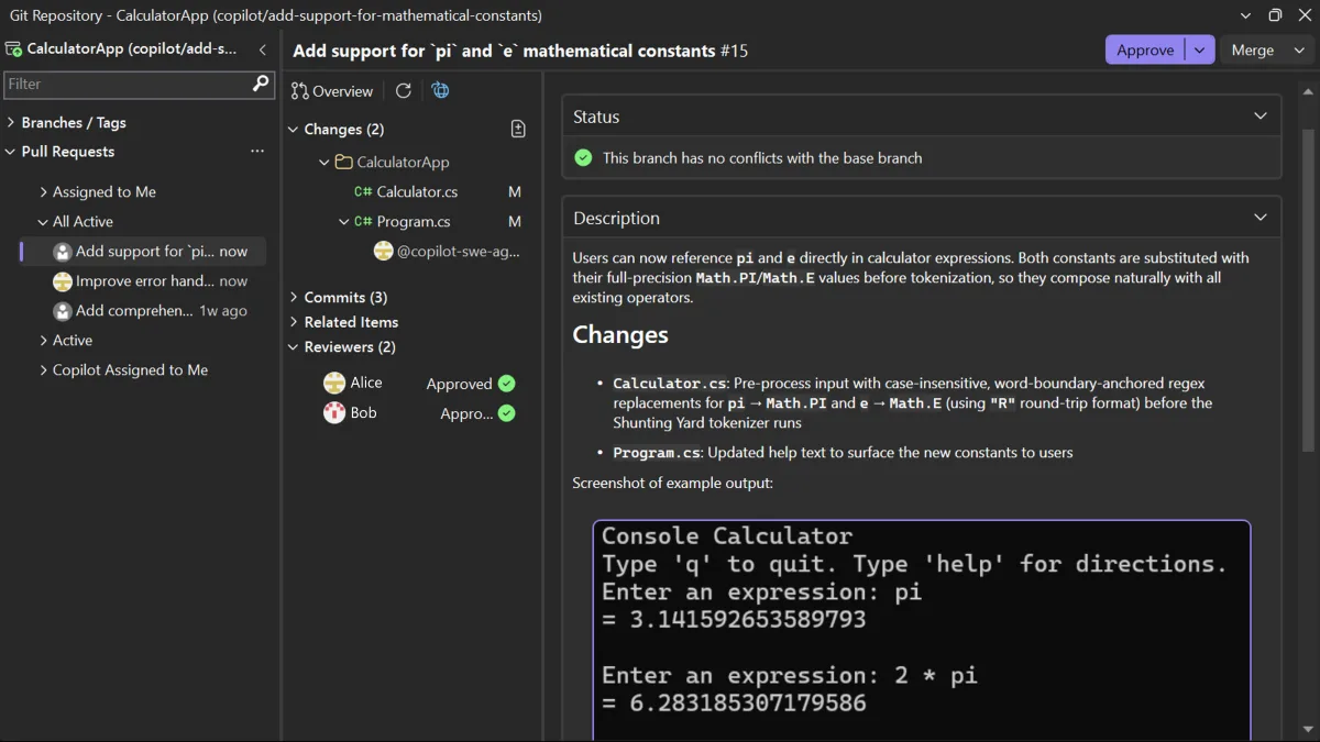 Visual Studio Adds Native Pull Request Reviewing for GitHub and Azure DevOps