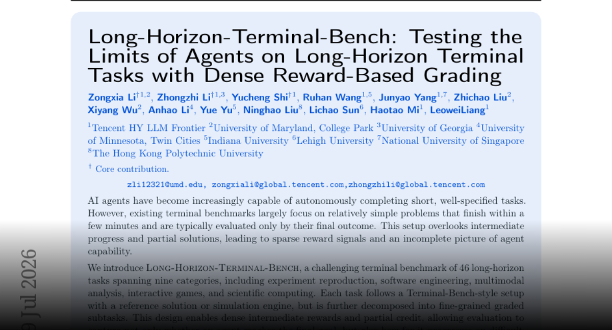 Long-Horizon-Terminal-Bench: A Dense Reward Benchmark for AI Agents