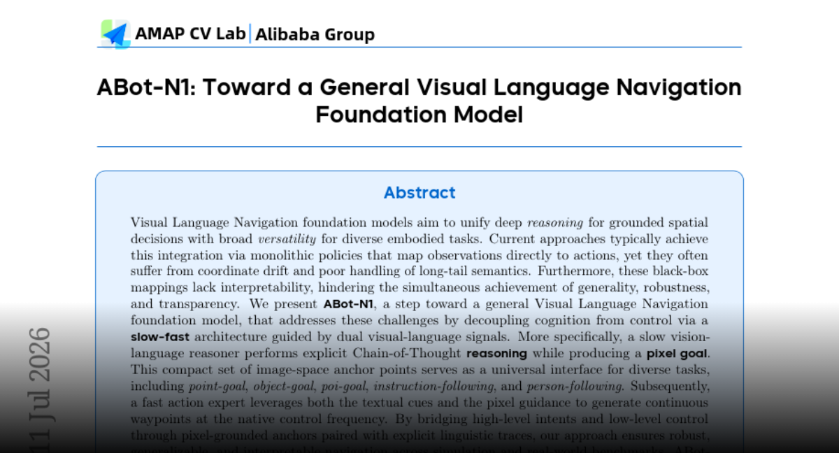 ABot-N1: Toward a General Visual Language Navigation Foundation Model
