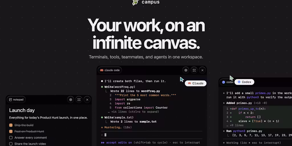 FlutterFlow Campus: A Collaborative Workspace for Humans and AI Agents