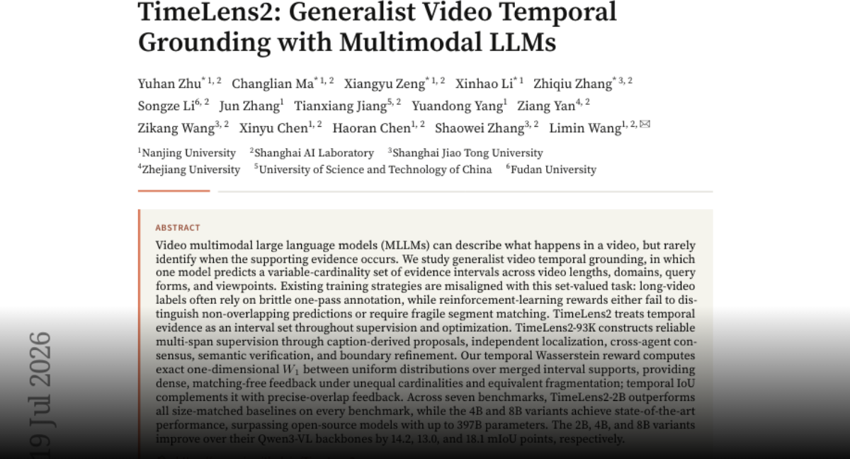 TimeLens2: Advancing Generalist Video Temporal Grounding with Multimodal LLMs