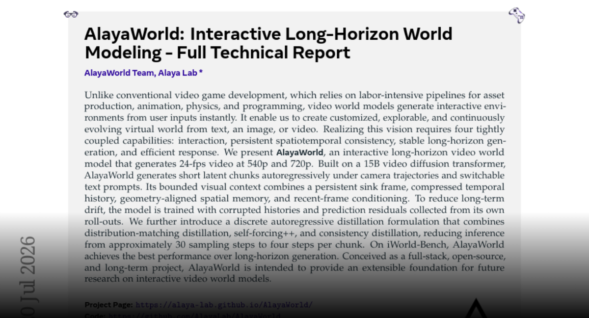 AlayaWorld: An Open-Source 15B Video Diffusion Transformer for Interactive World Modeling