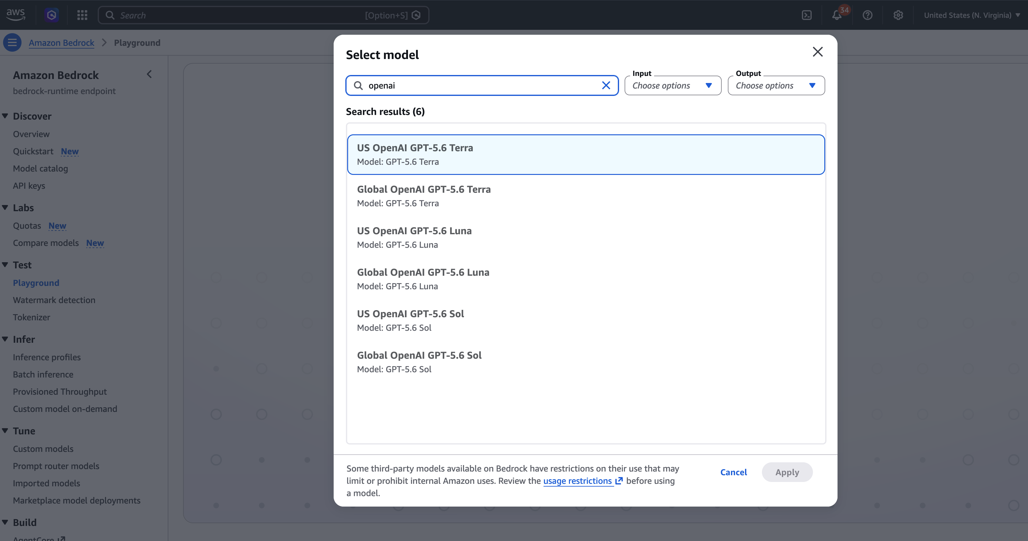 AWS Bedrock Adds Cross-Region Inference for OpenAI GPT-5.6 Models