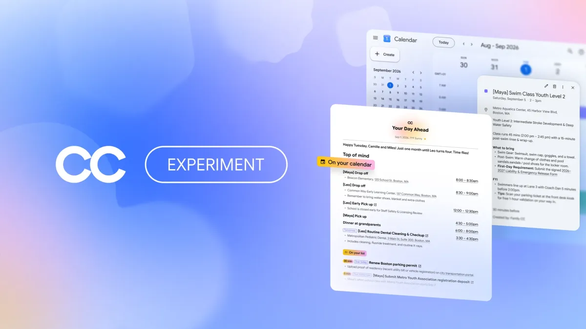 Google Launches AI Agent 'CC' to Streamline Household Management
