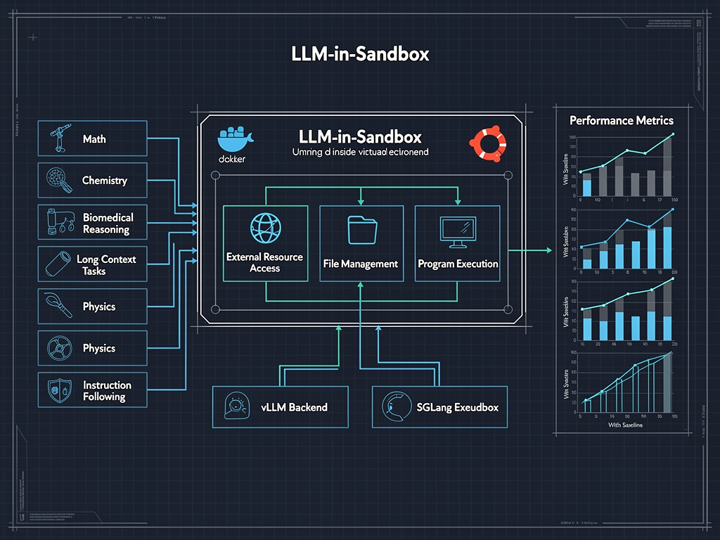 LLM-in-Sandbox 沙盒架构