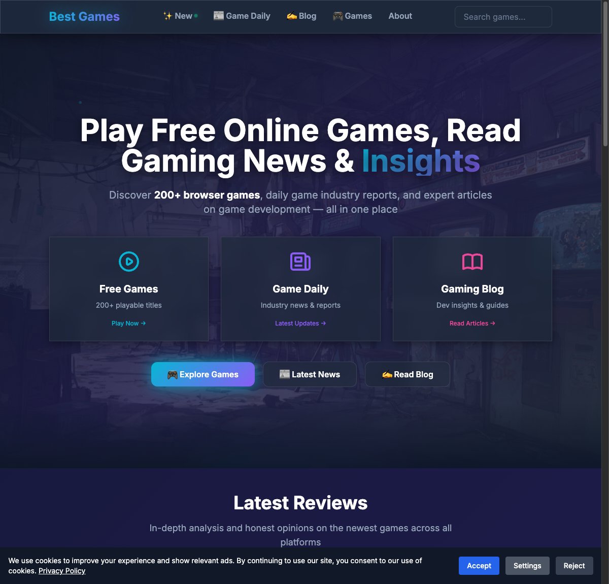 Best-Games.io screenshot